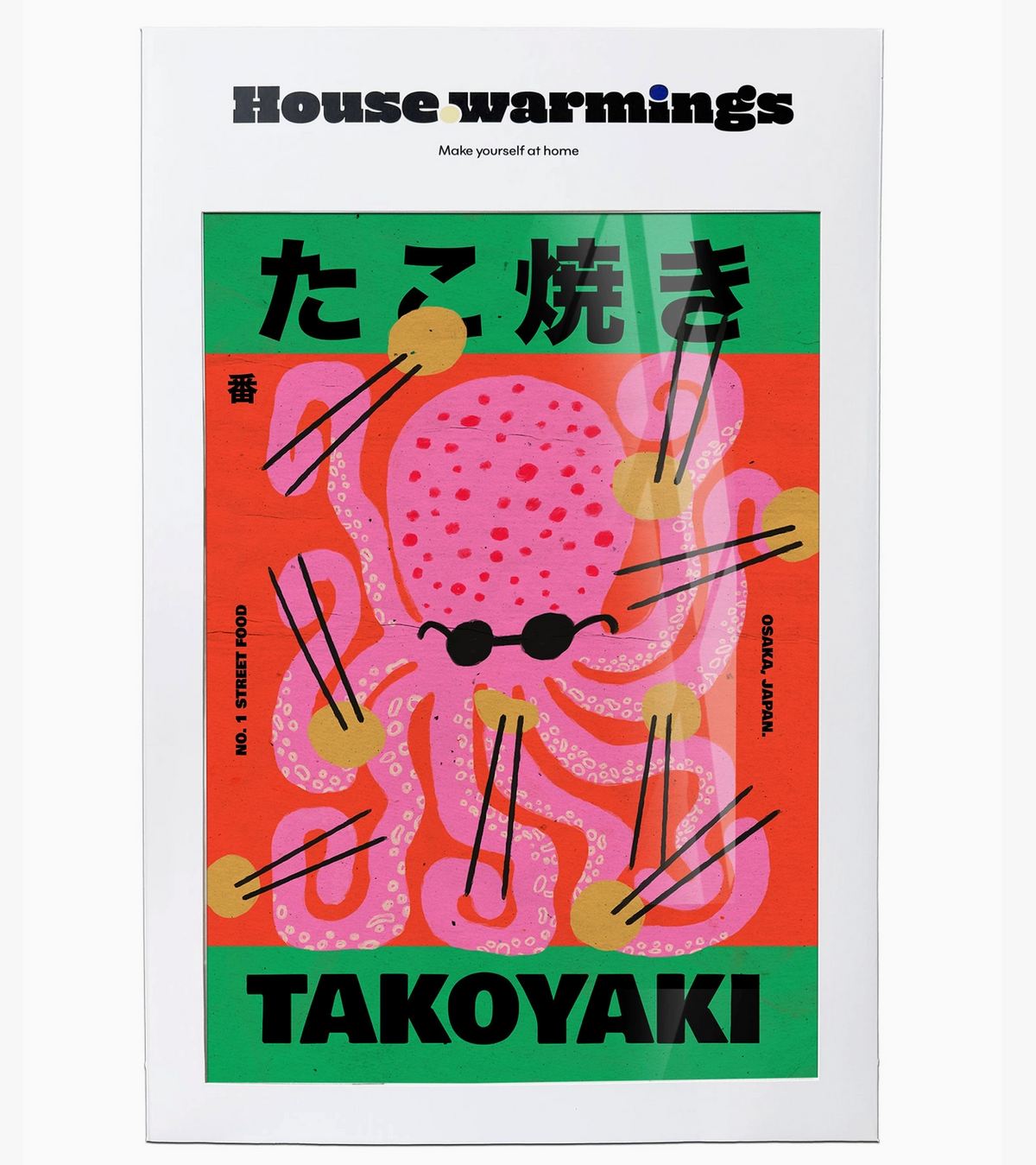 Jolly Awesome -  Takoyaki Art Print - A3 Size