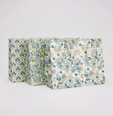 Large Block Printed Gift Bags - Indigo