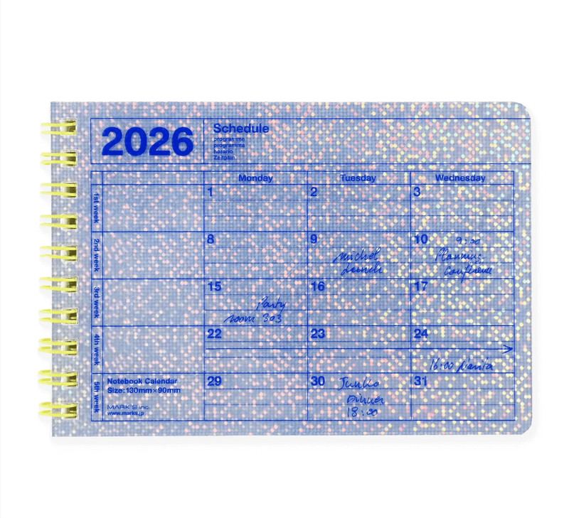 Mark's Tokyo Edge Notebook Calendar - Extra Small