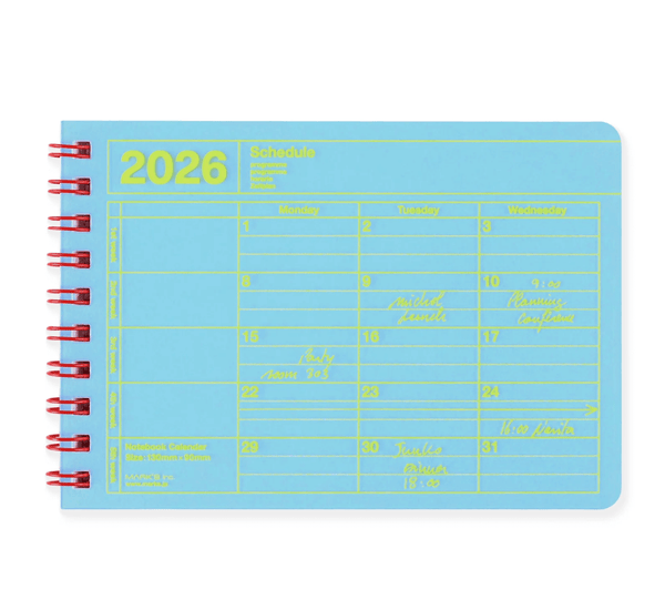 Mark's Tokyo Edge Notebook Calendar - Extra Small
