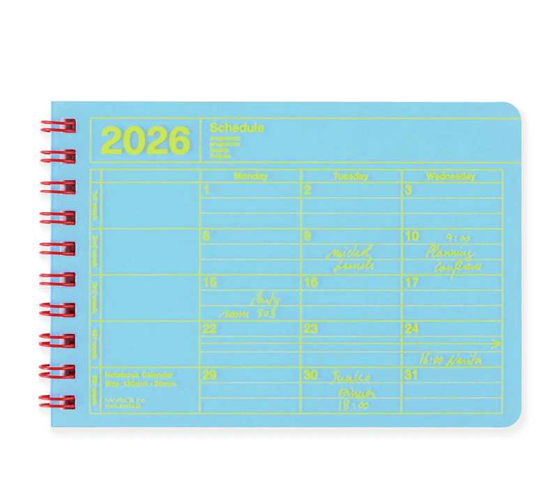 Mark's Tokyo Edge Notebook Calendar - Extra Small