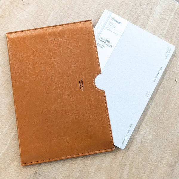 Laconic A5 Brown Faux Leather Document Folder