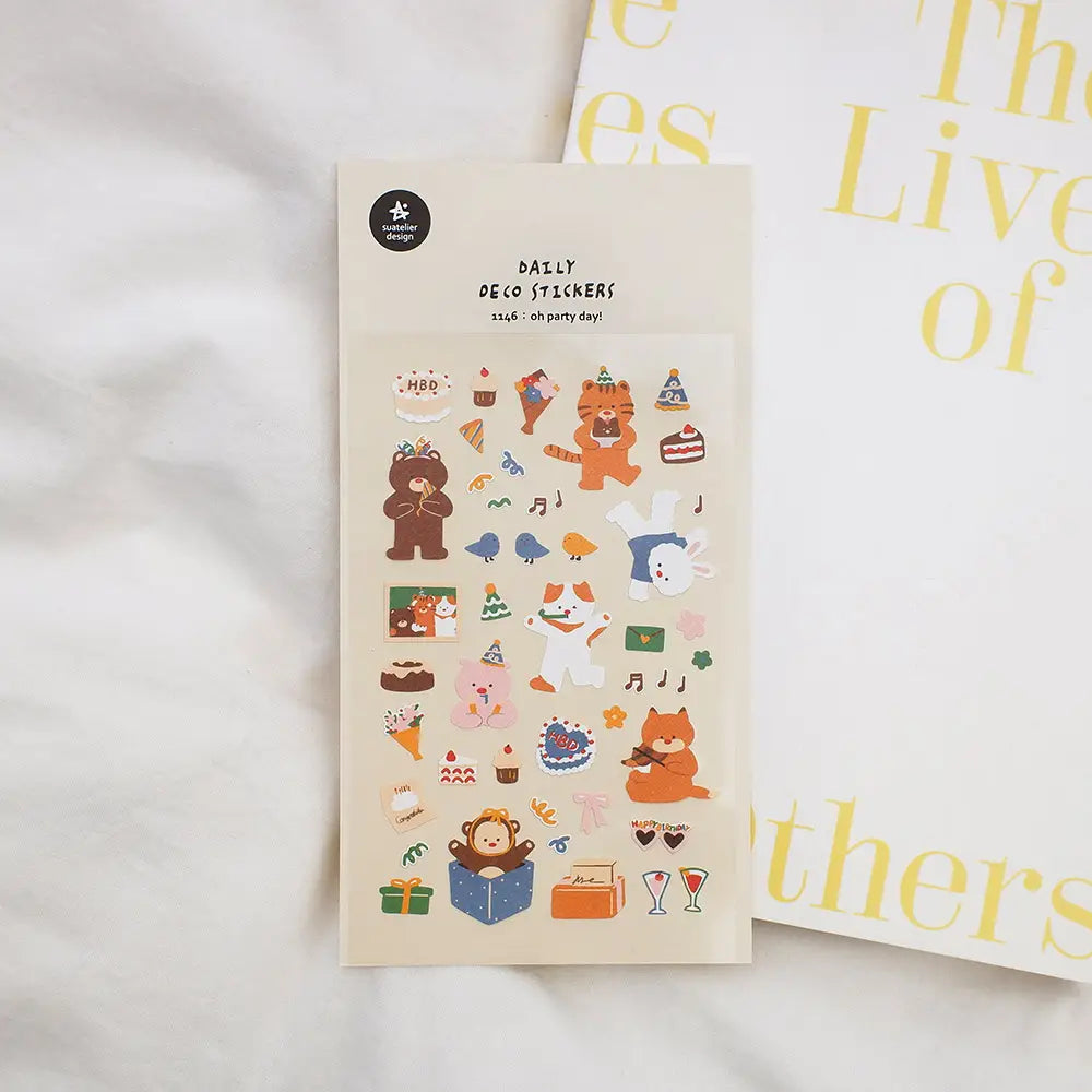 Suatelier Stickers no. 1146 oh party day!