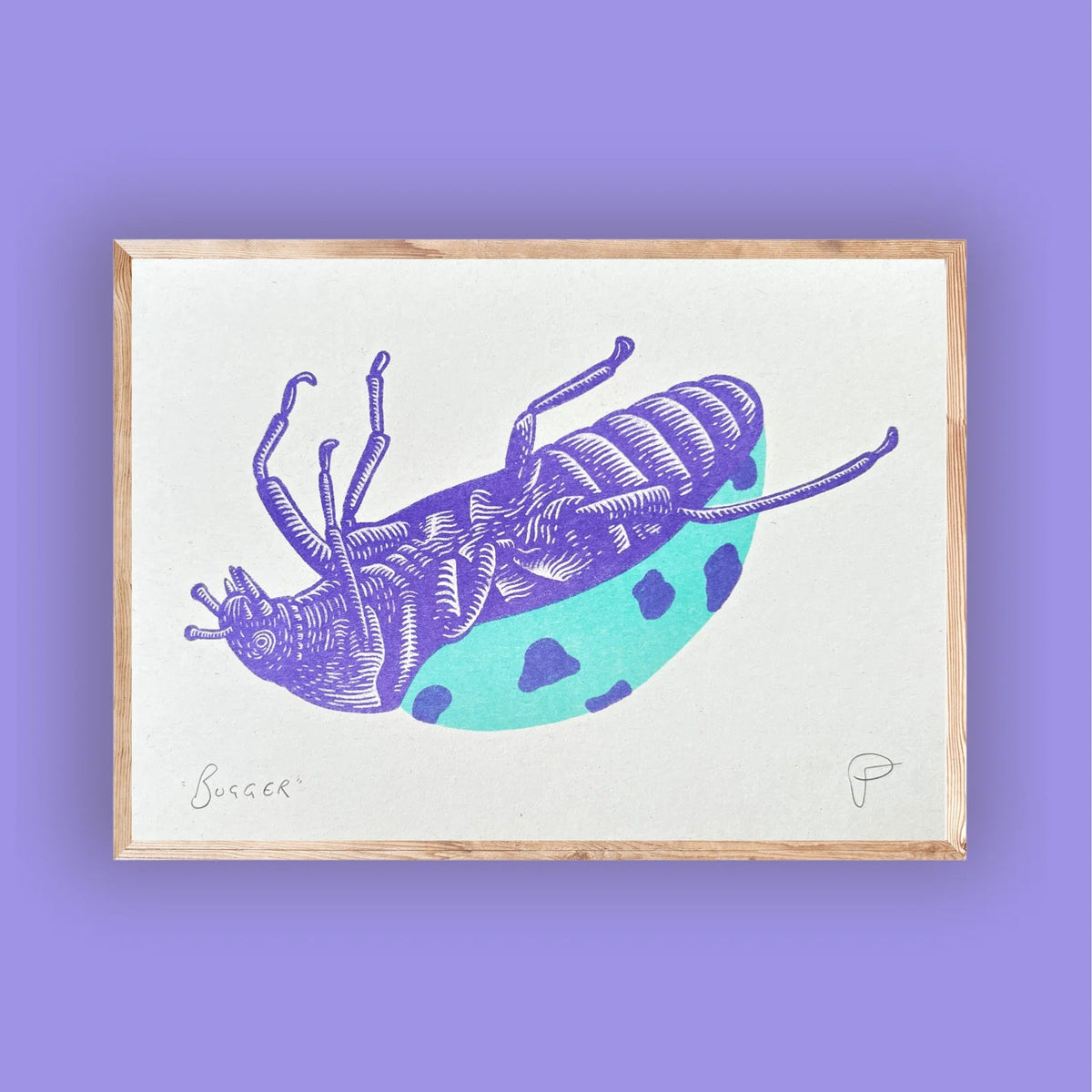 "Bugger" A5 Art Print