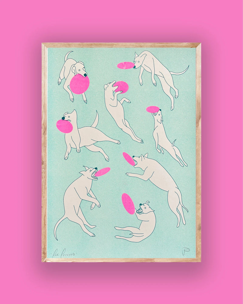 Far Fetched A3 Riso Print