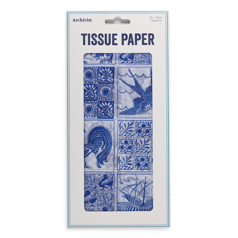 Archivist De Morgan Illustrated Tissue Paper