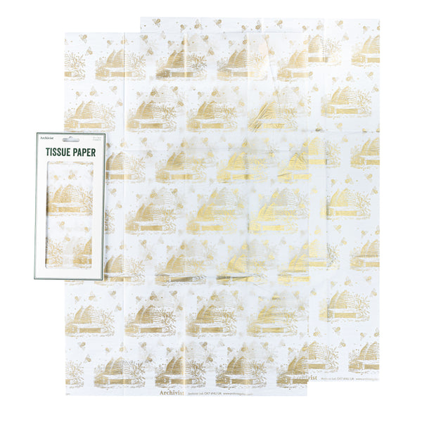 Archivist Beehives Illustrated Tissue Paper