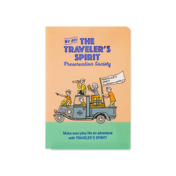 TRAVELER'S Notebook Passport Refill: THE TRAVELER’S SPIRIT Clear Folder 2026