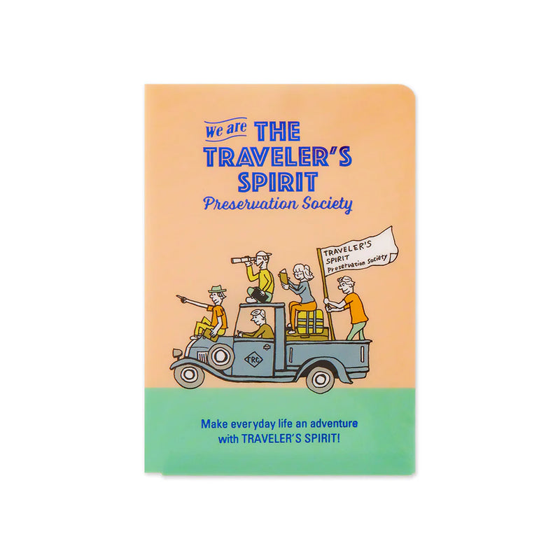 TRAVELER'S Notebook Passport Refill: THE TRAVELER’S SPIRIT Clear Folder 2026