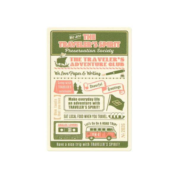 TRAVELER'S Notebook Passport Refill: THE TRAVELER’S SPIRIT Pencil Board