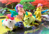 Iwako Puzzle Erasers - Unicorns Set