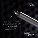 Tom's Studio The Lumos Mini Refillable Multi-Tip Pen - Titanium