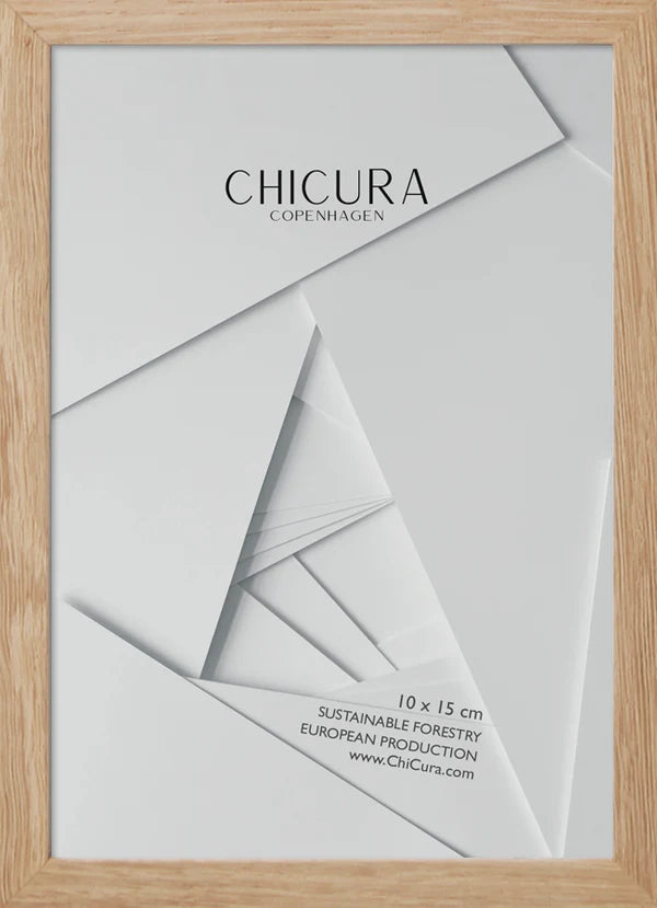 10x15cm Print Wooden Frame - Oak
