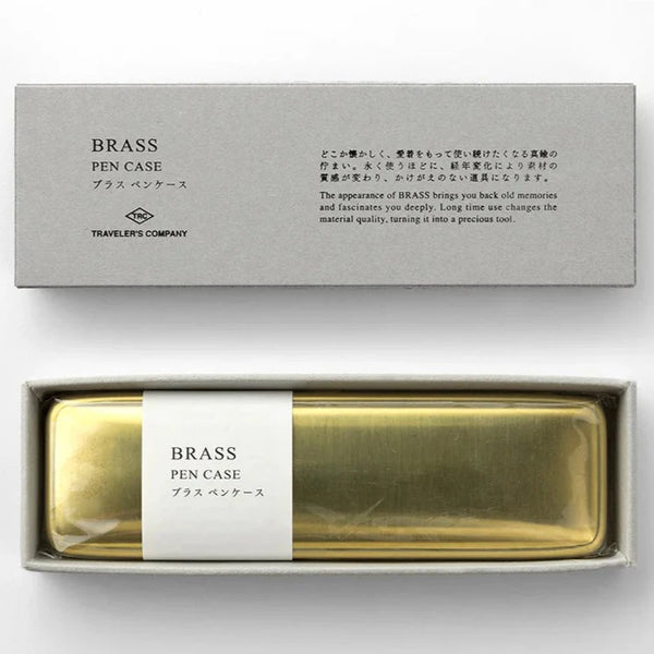 Traveler's Company Brass Pen Case