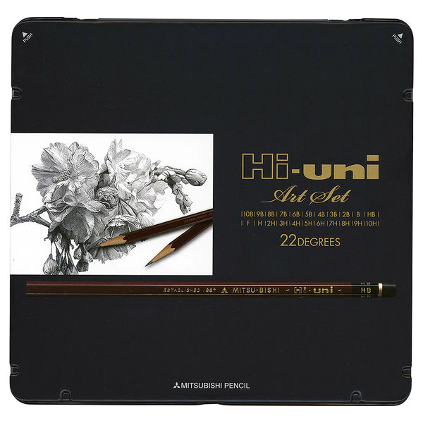 Mitsubishi Hi-uni Pencil Art Set of 22 Grades