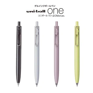 Uniball One F 0.38mm Gel Pen Faded Colours