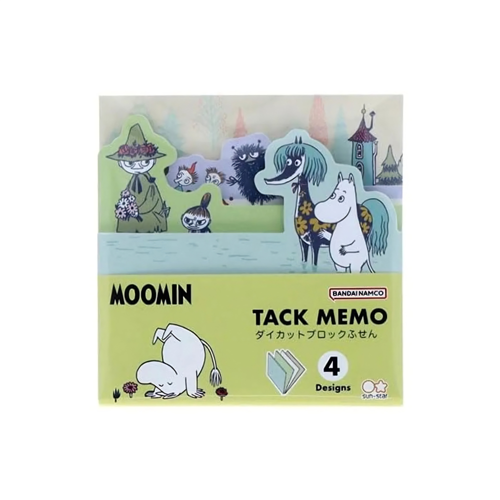 Moomin Daily Life Die-Cut Sticky Memos