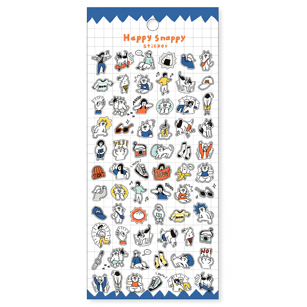 Mind Wave Stickers - Happy Snappy