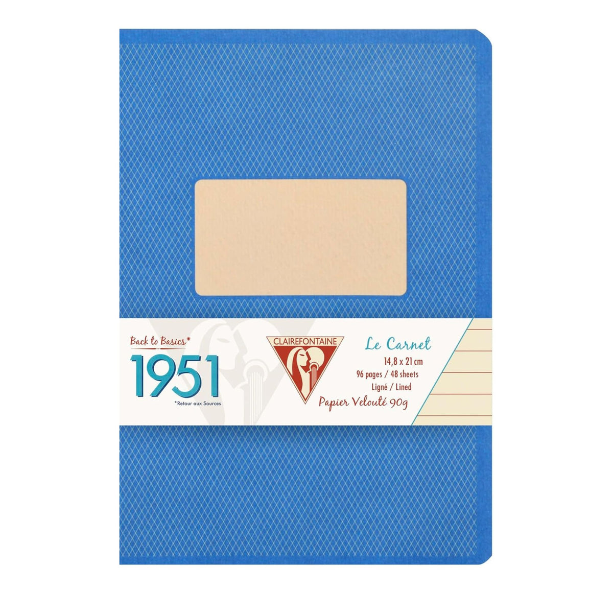 Clairefontaine 1951 Back to Basics Staplebound A5 Notebook