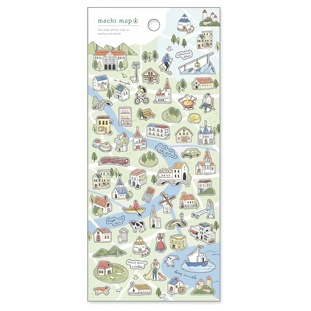 Mind Wave Stickers - Town Map