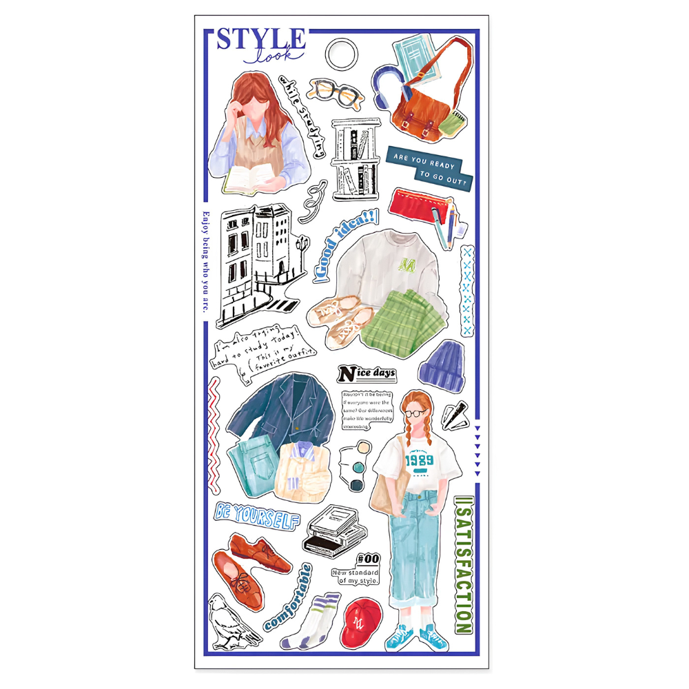 Mind Wave Stickers - Style Look