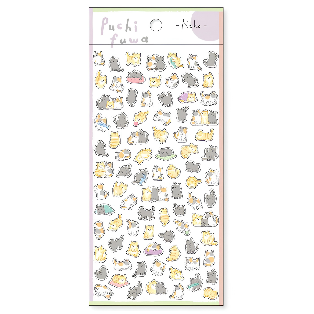 Mind Wave Stickers - Petite Fluffy - Cats