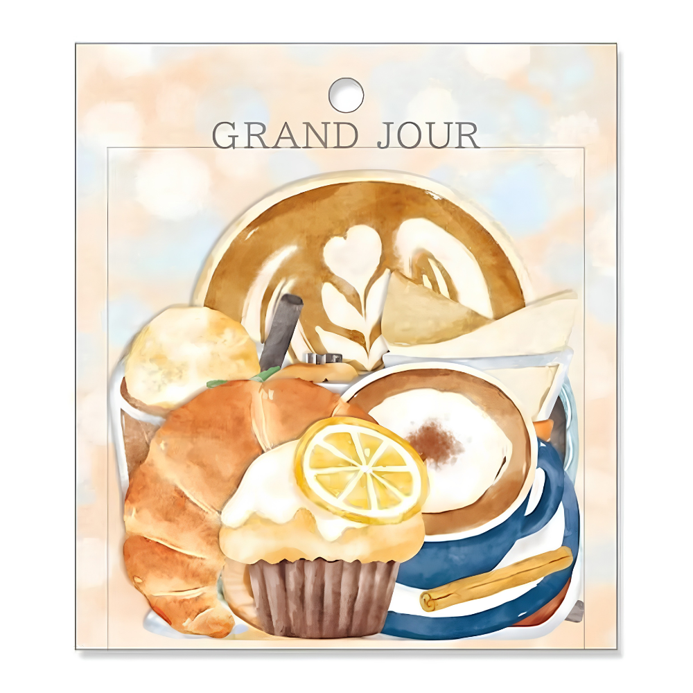 Mind Wave Stickers - Grand Jour - Coffee