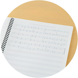Kokuyo - Campus Music A4 Notebook