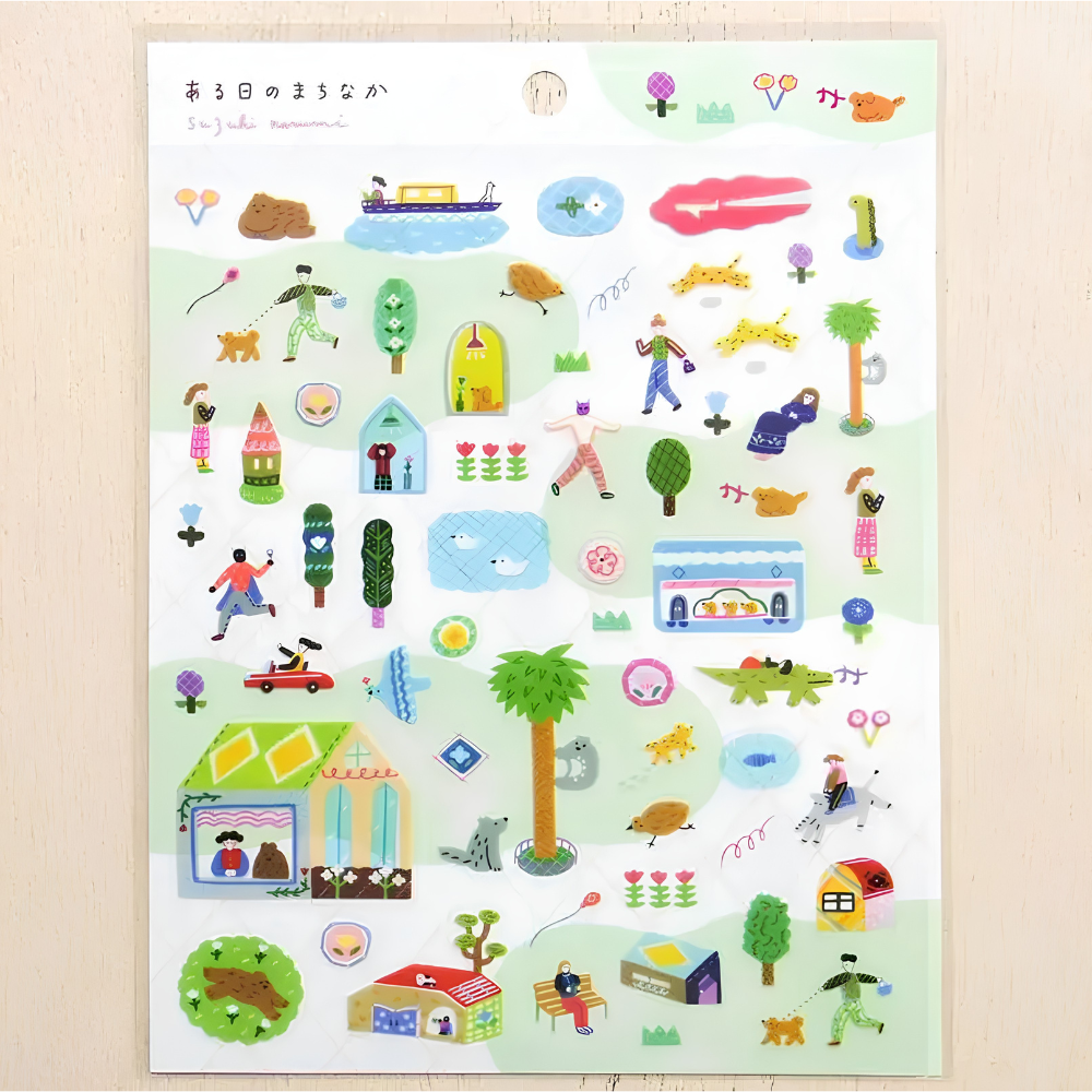 Hyogensha - Cozyca Stickers - A Day in Town