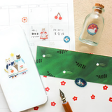 Hyogensha - Cozyca Stickers - Cats & Buttons