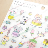 Hyogensha - Cozyca Stickers - Snack & Animals