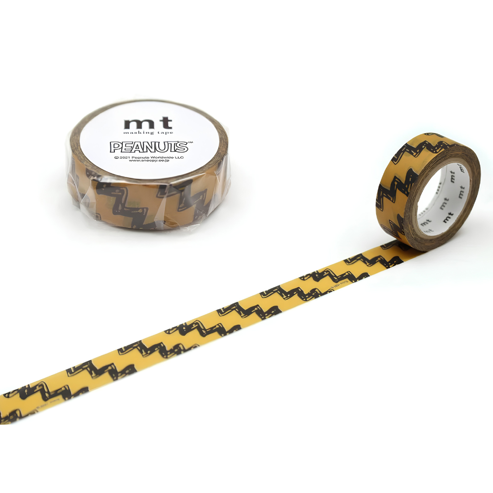 MT Peanuts Washi Tape - Charlie Brown Stripe