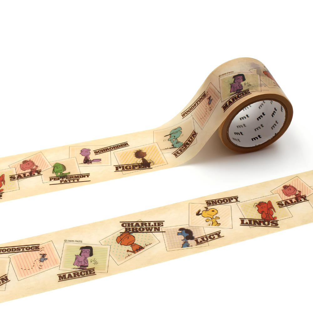MT Upcycle Peanuts Washi Tape - Peanuts Friends