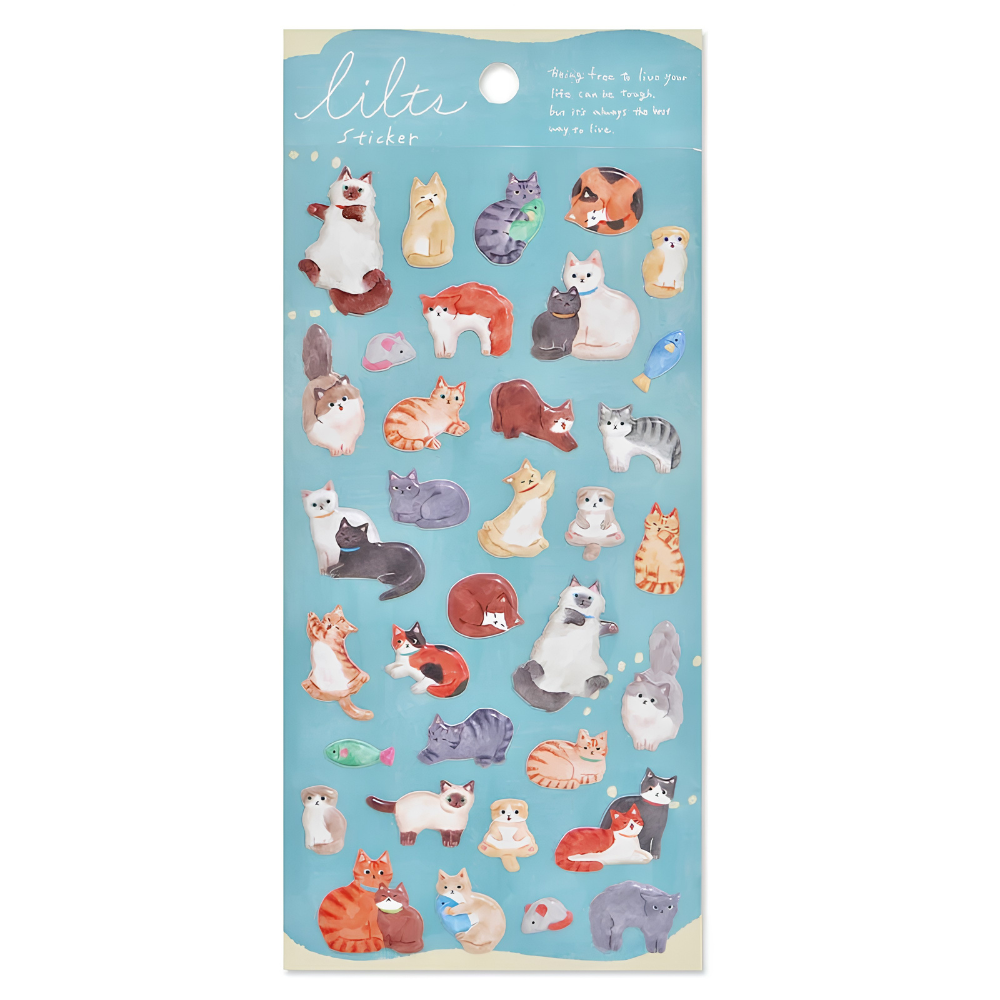 Mind Wave Stickers - Lilts - 3D Cats