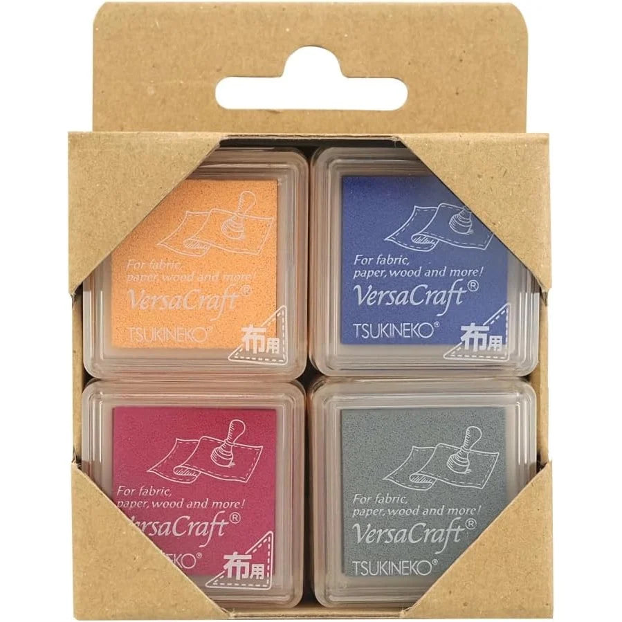 Tsukineko VersaCraft Stamp Pads - Set of 4