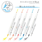 Zebra Mildliner Brush Twin-Tip Pens