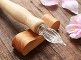 Kuretake Wood Glass Senbonzakura Dip Pen Set