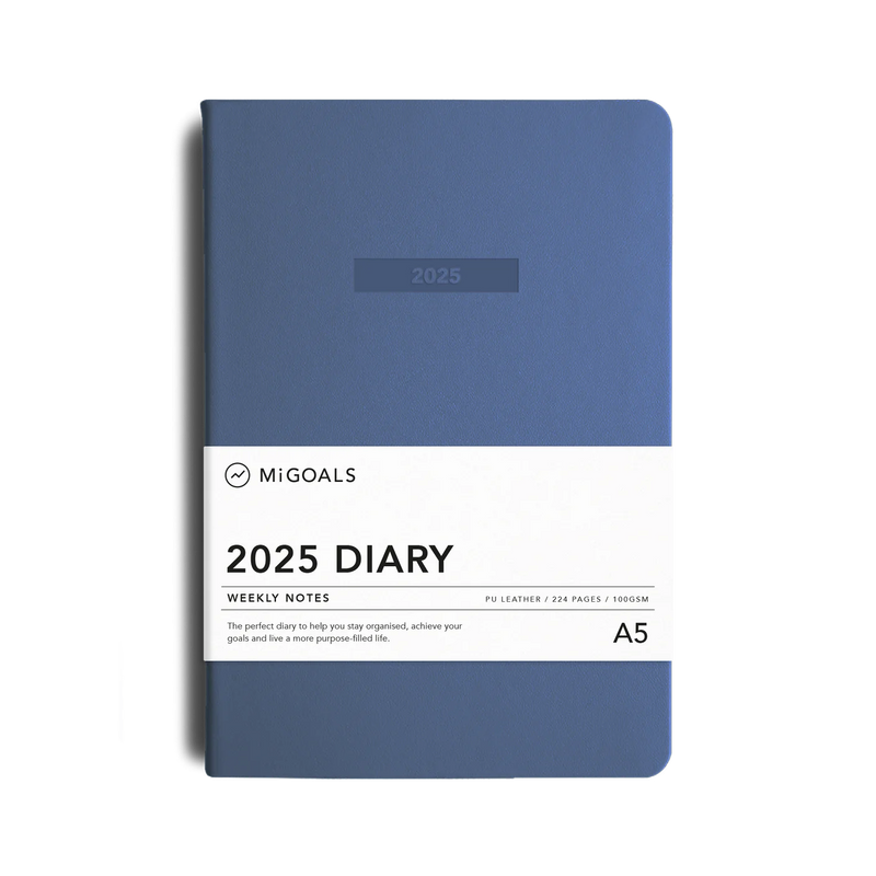 MiGoals 2025 A5 Weekly Notes Diary