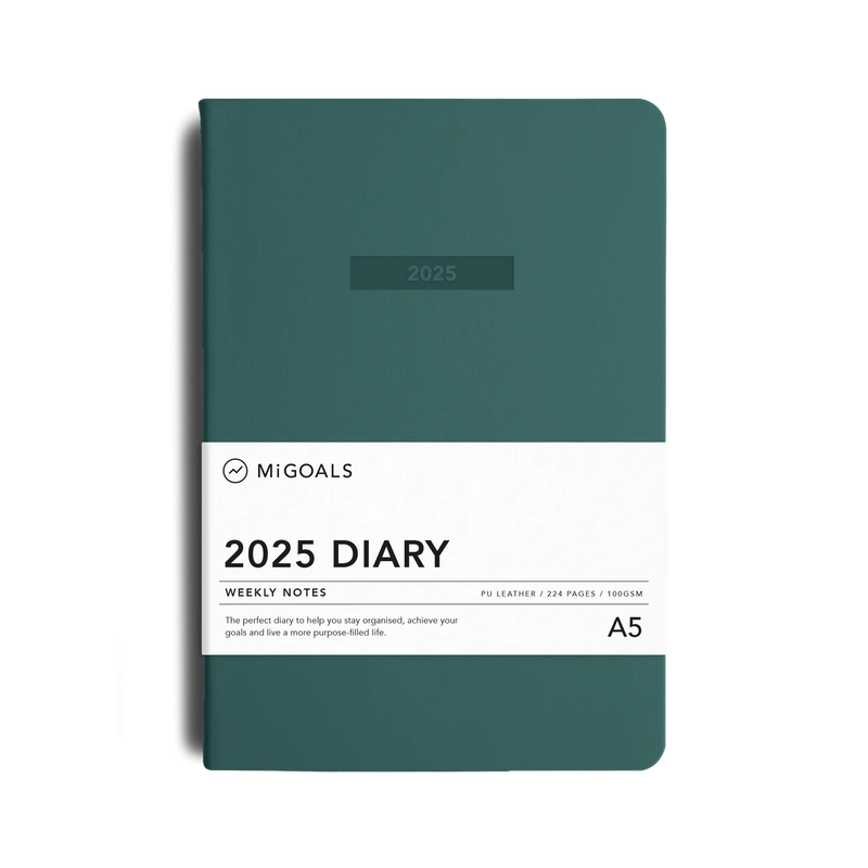 MiGoals 2025 A5 Weekly Notes Diary