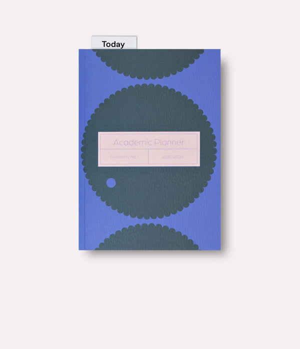 The Completist Geometry No.1 Lay Flat 2025-2026 Academic Weekly Planner