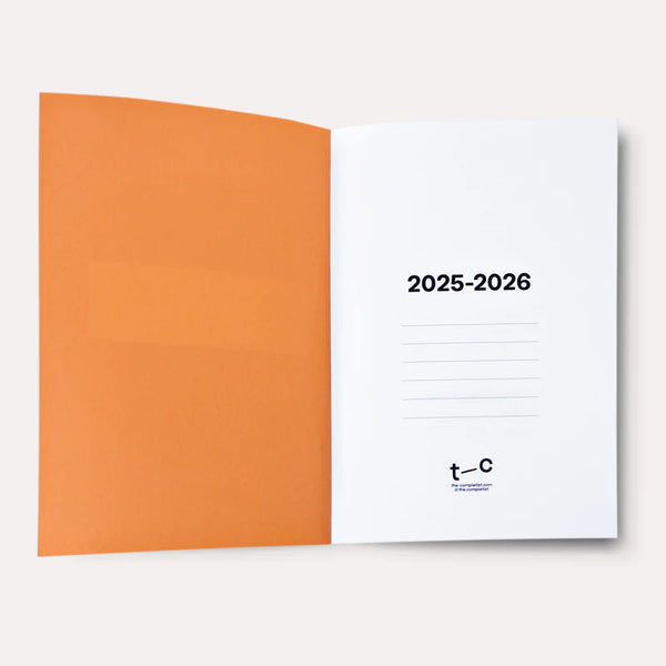 The Completist Geometry No.1 Lay Flat 2025-2026 Academic Weekly Planner