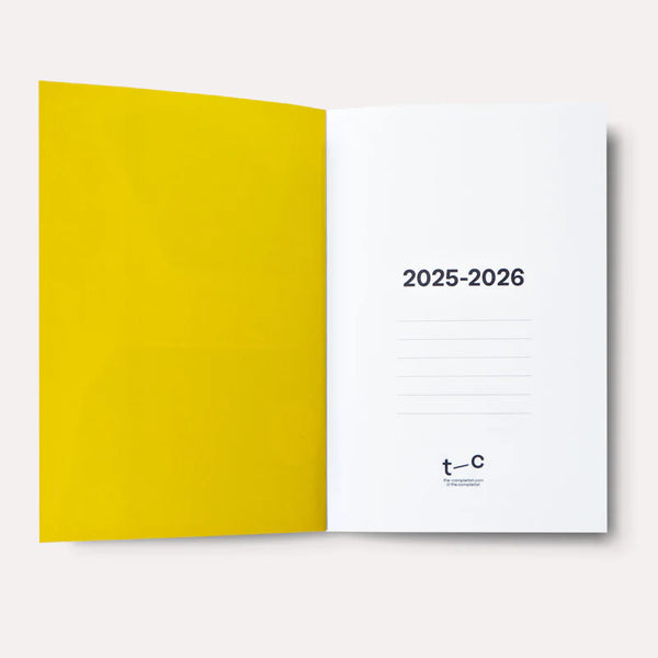 The Completist Ellipse No.1 Lay Flat 2025-2026 Academic Weekly Planner