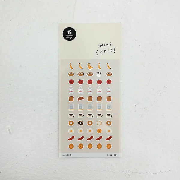 Suatelier Mini Food Stickers no.103 Food.02