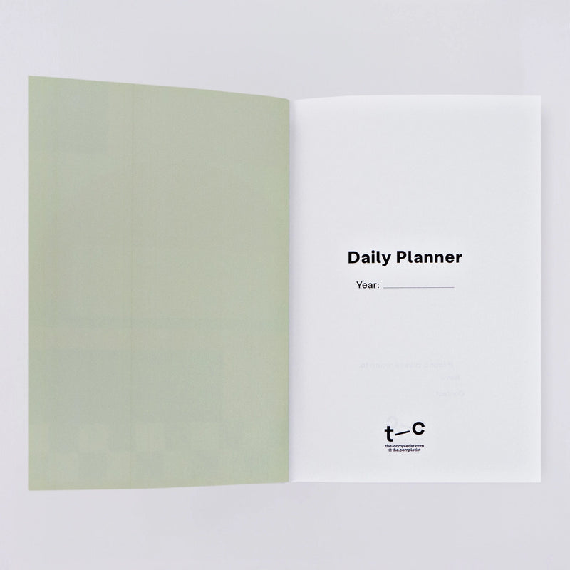 The Completist Ginger Day to a Page Undated Daily Planner