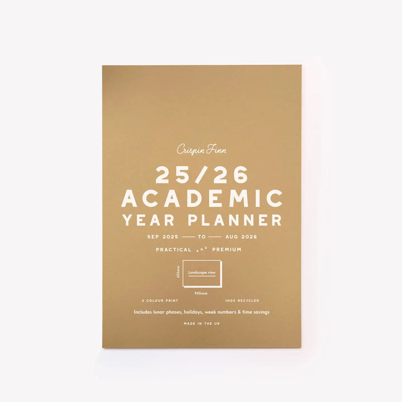 Crispin Finn 2025/2026 Academic Year Wall Planner