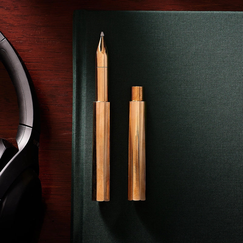 Tom's Studio The Brass Wren Refillable Writing Pen