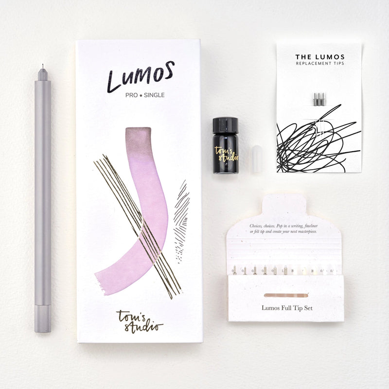 Tom's Studio The Lumos Pro Refillable Single Tip Pen Titanium