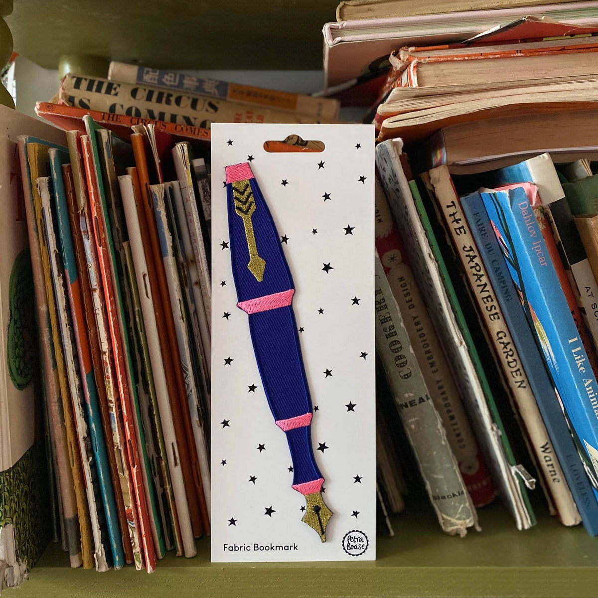 Fountain Pen Fabric Bookmark
