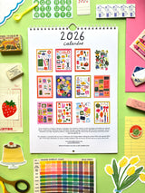 Kerrie Illustrates 2026 Random Things A4 Calendar