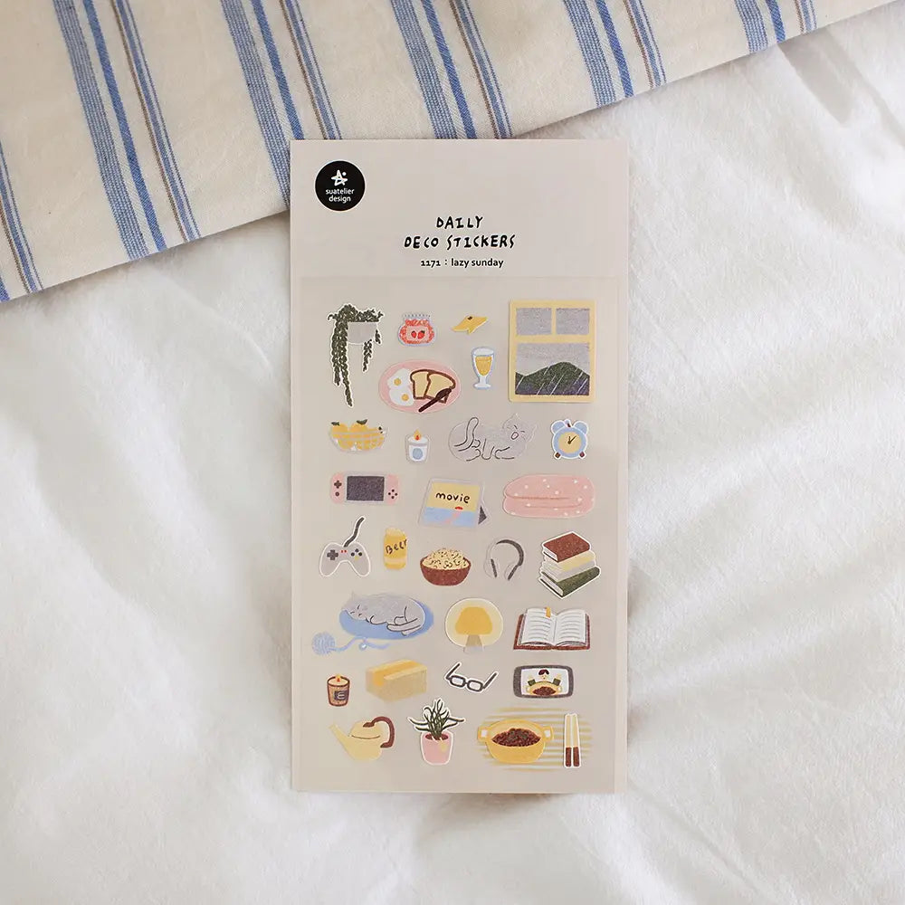 Suatelier Stickers no.1171 Lazy Sunday